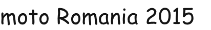 moto Romania 2015